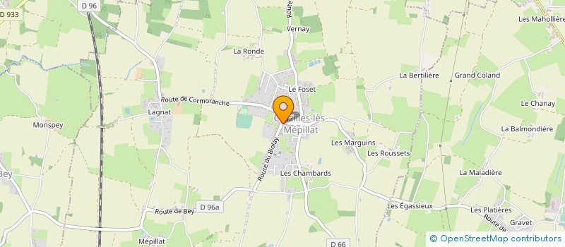 localisation de l'entreprise SNC VERCHERE à GRIEGES