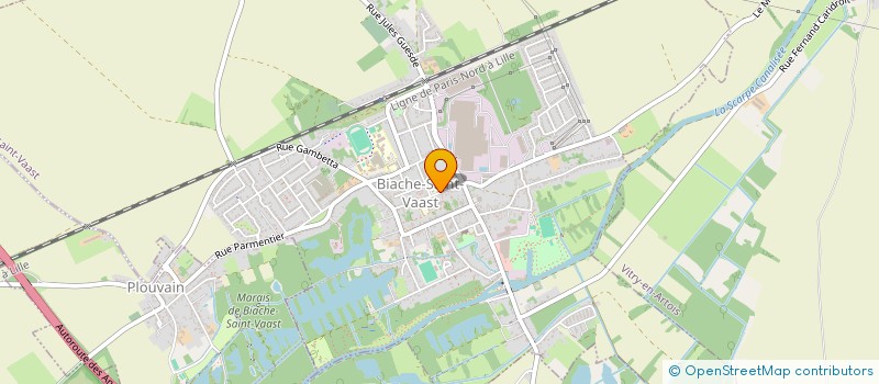 localisation de l'entreprise SNC VERMERSCH JEAN-PIERRE ET AUDREY  BIACHE-SAINT-VAAST