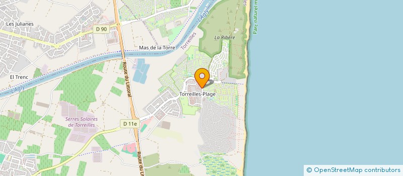 localisation de l'entreprise SNC VERODE  TORREILLES