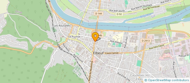 localisation de l'entreprise SNC VEYER FRERES à ELBEUF