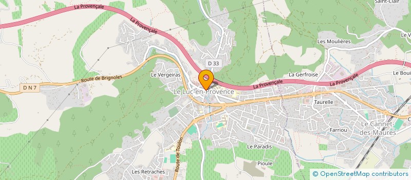 localisation de l'entreprise SNC VIEL à LE LUC