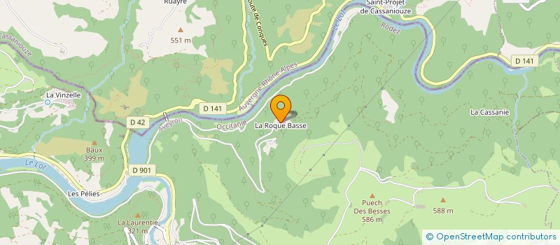 localisation de l'entreprise SNC VIGUIER  CONQUES-EN-ROUERGUE