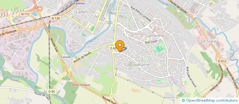 localisation de l'entreprise SNC VIGUIER - CARAYON à CASTRES