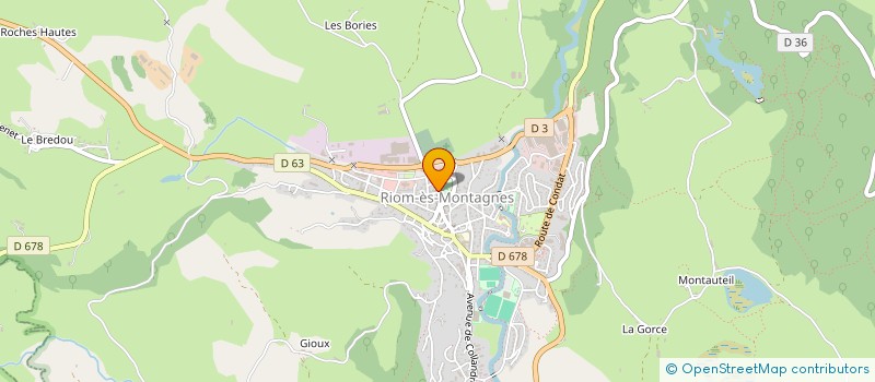 localisation de l'entreprise SNC VILLENAVE à RIOM-ES-MONTAGNES