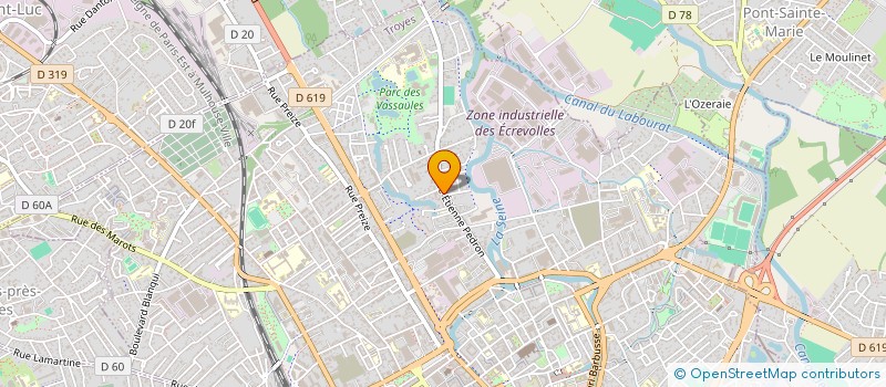 localisation de l'entreprise SNC VILLIERS MESSINA à TROYES