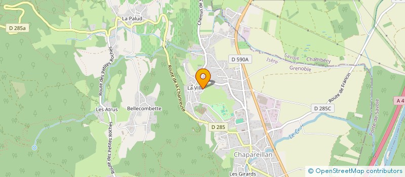 localisation de l'entreprise SNC VINS MARC PORTAZ  CHAPAREILLAN