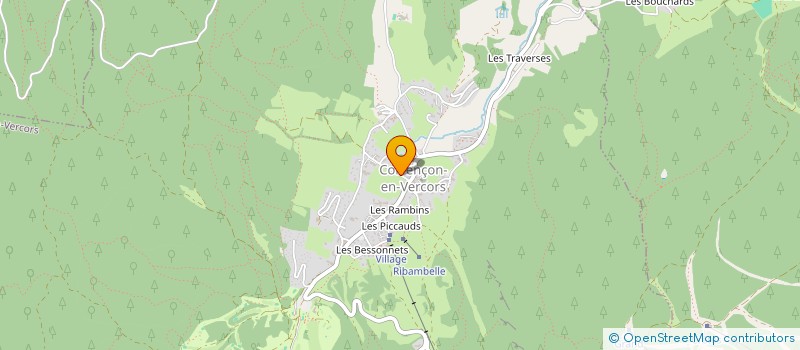 localisation de l'entreprise SNC VIVET GILBERTE ET ROBIN  CORRENCON-EN-VERCORS