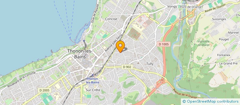 localisation de l'entreprise SNC VOGT ET CIE à THONON-LES-BAINS