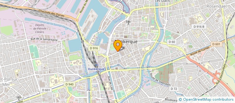 localisation de l'entreprise SNC WACHEUL COURCOT à DUNKERQUE