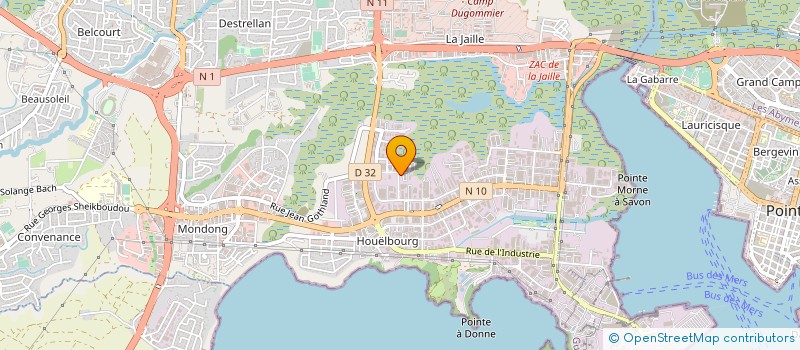 localisation de l'entreprise SNC WINVEST 63  BAIE-MAHAULT