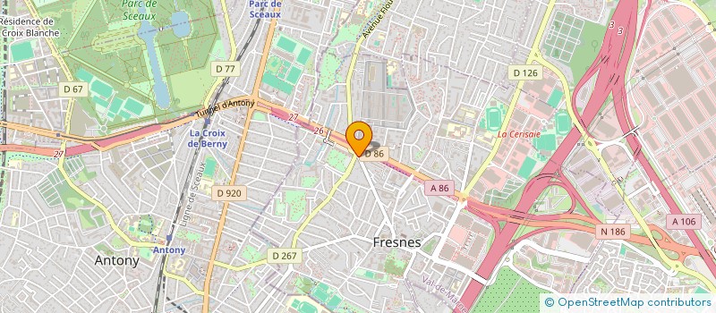 localisation de l'entreprise SNC XIA  FRESNES