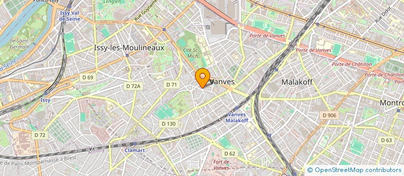 localisation de l'entreprise SNC YD à VANVES