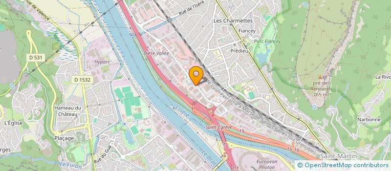 localisation de l'entreprise SNC YVRAI IMMOBILIER  SAINT-EGREVE