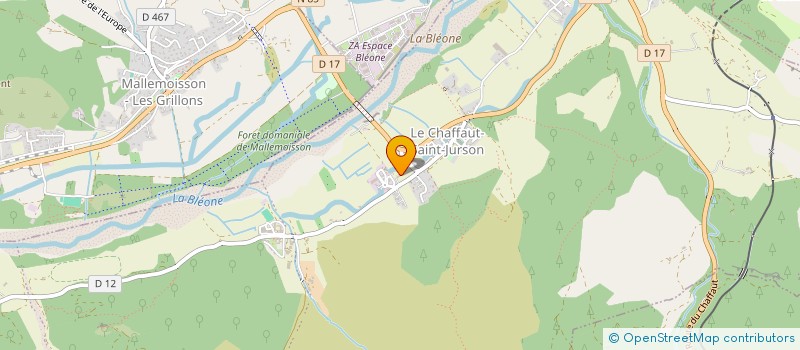 localisation de l'entreprise SNC ZAROKIAN ET BOUSCASSE  AIGLUN