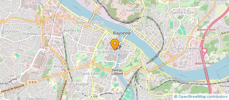 localisation de l'entreprise SNC ZENTI à BAYONNE
