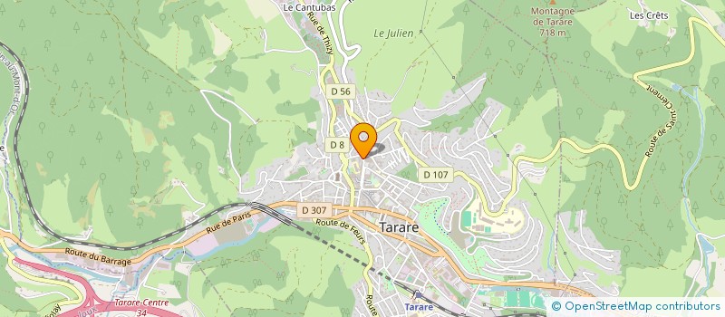 localisation de l'entreprise SNC ZEPHIR  TARARE