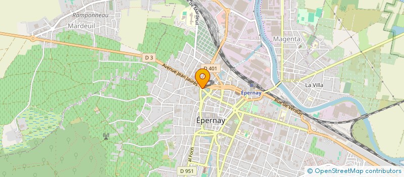 localisation de l'entreprise SNC ZKA  EPERNAY