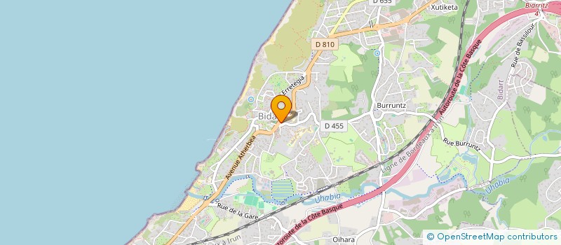 localisation de l'entreprise SNCB à HENDAYE