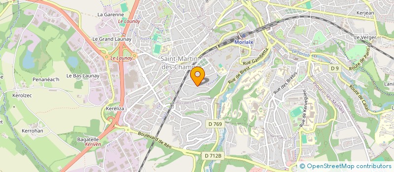 localisation de l'entreprise SNCD  MORLAIX