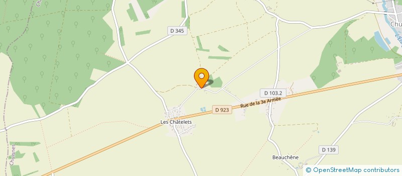 localisation de l'entreprise SNCE LEROY à CHUISNES