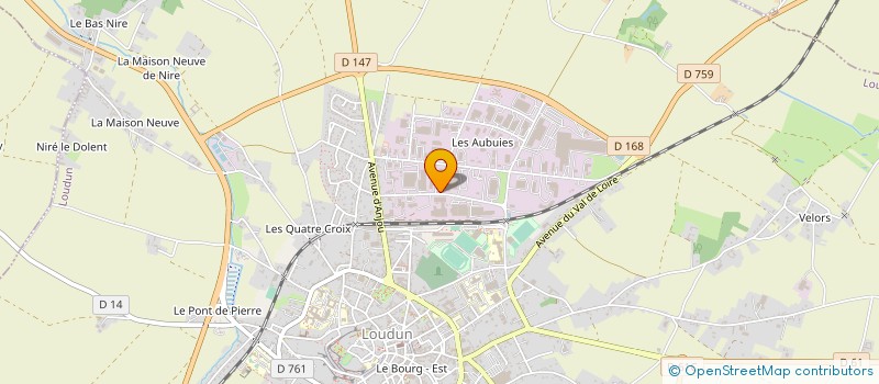 localisation de l'entreprise SNCEP à LOUDUN