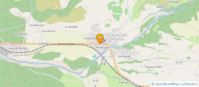 localisation de l'entreprise SNCF SECTION TENNIS à VEYNES