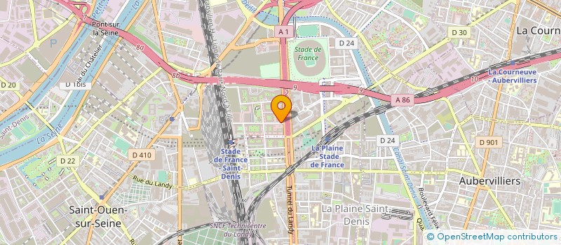 localisation de l'entreprise SNCF VOYAGEURS à SAINT-DENIS