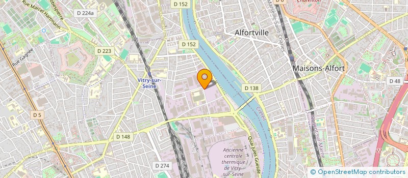 localisation de l'entreprise SNCI DU CANAL  VITRY-SUR-SEINE