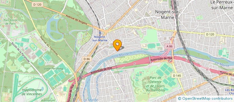 localisation de l'entreprise SNCM.  NOGENT-SUR-MARNE