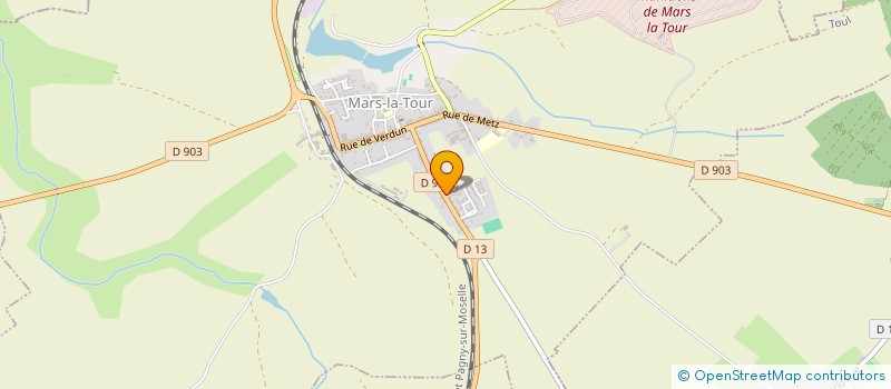 localisation de l'entreprise SNCM FRANCOIS  MARS-LA-TOUR