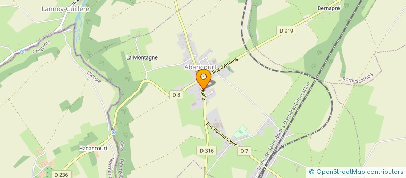 localisation de l'entreprise SNCN G.V.H. INVESTISSEMENTS à BOUVRESSE