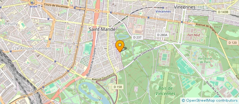 localisation de l'entreprise SNCR à SAINT-MANDE