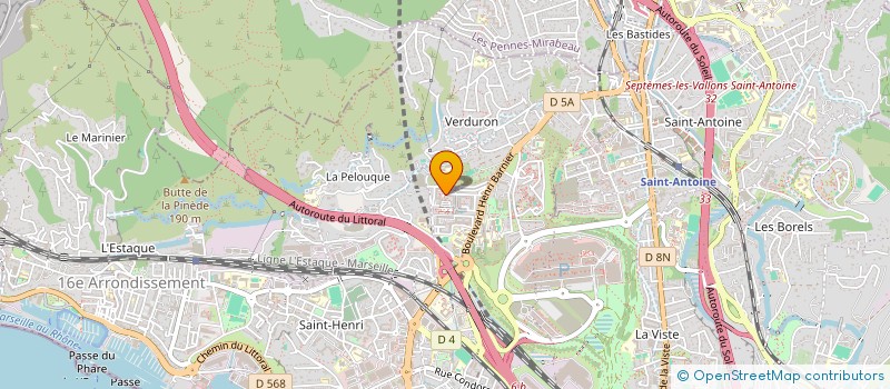 localisation de l'entreprise SNCR TRAVAUX à MARSEILLE