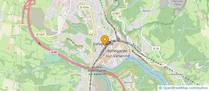 localisation de l'entreprise SNCS à VALSERHONE
