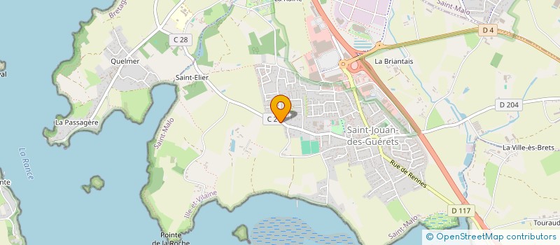 localisation de l'entreprise SND  SAINT-JOUAN-DES-GUERETS