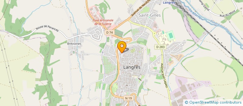localisation de l'entreprise SND COMELICO à LANGRES