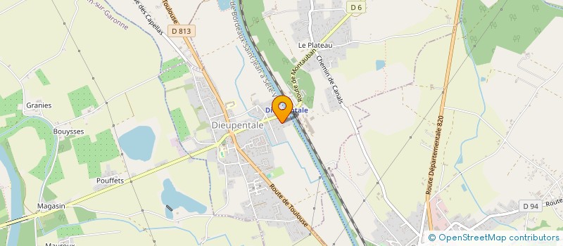 localisation de l'entreprise SND PLOMBERIE  DIEUPENTALE