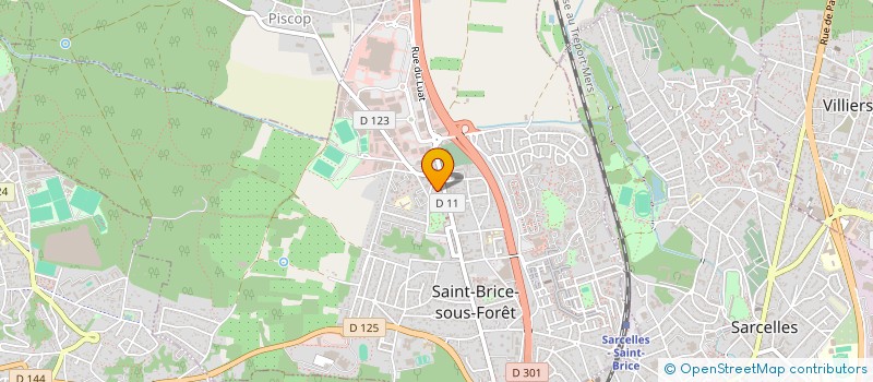 localisation de l'entreprise SND & PLUS à SAINT-BRICE-SOUS-FORET