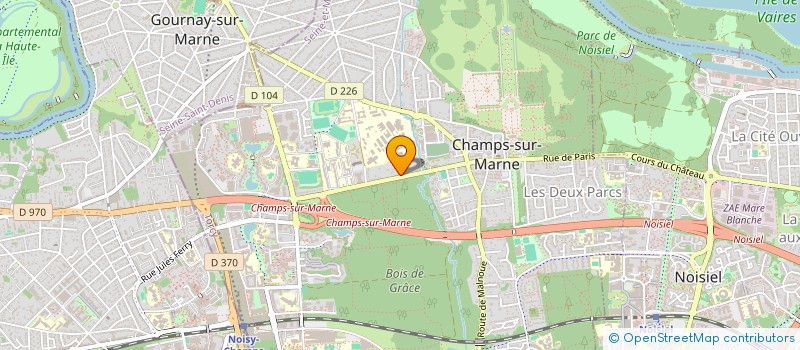 localisation de l'entreprise SNDA à CHAMPS-SUR-MARNE