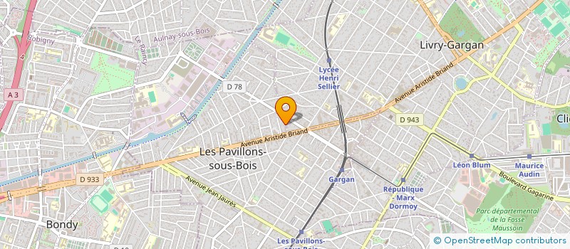 localisation de l'entreprise SNDD à LES PAVILLONS-SOUS-BOIS