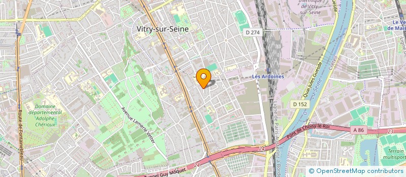 localisation de l'entreprise SNDE  VITRY-SUR-SEINE