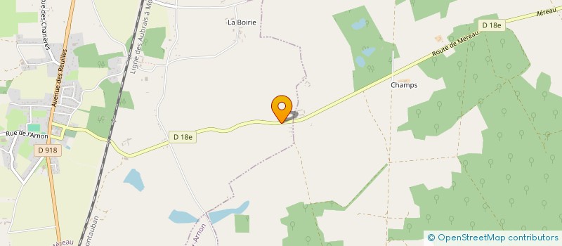 localisation de l'entreprise SNDP  MEREAU