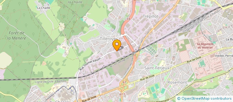 localisation de l'entreprise SNDR EVOLUTION à BESANCON