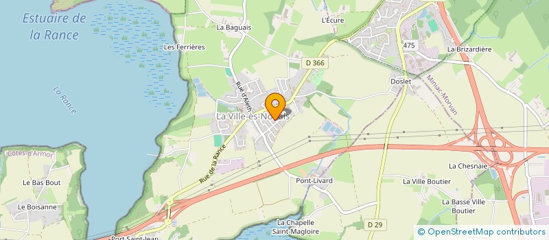 localisation de l'entreprise SNE  LA VILLE-ES-NONAIS