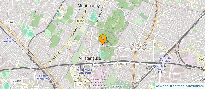localisation de l'entreprise SNE ASPHALTICA à VILLETANEUSE