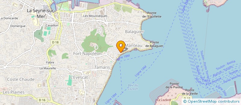 localisation de l'entreprise SNE- SOCIETE NORMANDE D'ENTREPRISES à LA SEYNE-SUR-MER