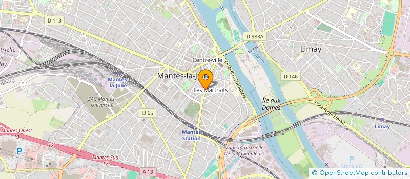 localisation de l'entreprise SNEAKERS à MANTES-LA-JOLIE