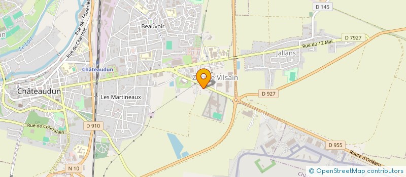localisation de l'entreprise SNEB SERVICES à CHATEAUDUN