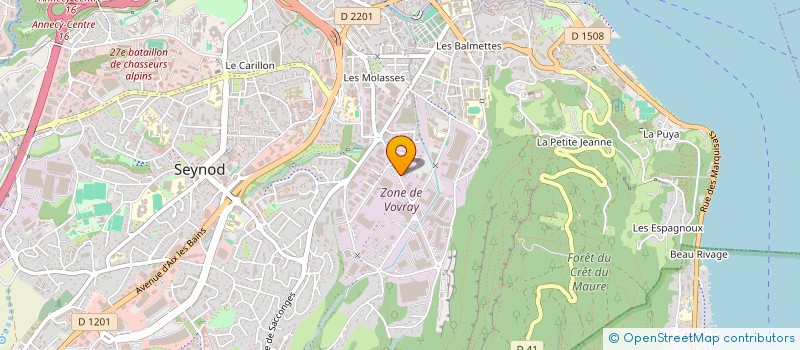 localisation de l'entreprise SNEC SERVICES  ANNECY