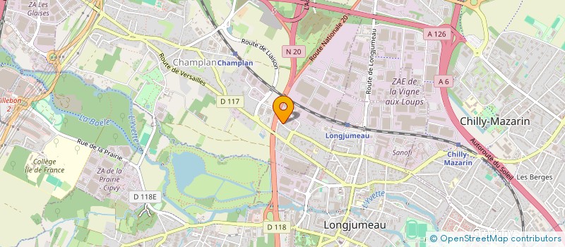 localisation de l'entreprise SNEDI  CHAMPLAN